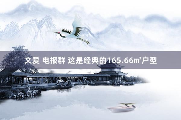 文爱 电报群 这是经典的165.66㎡户型